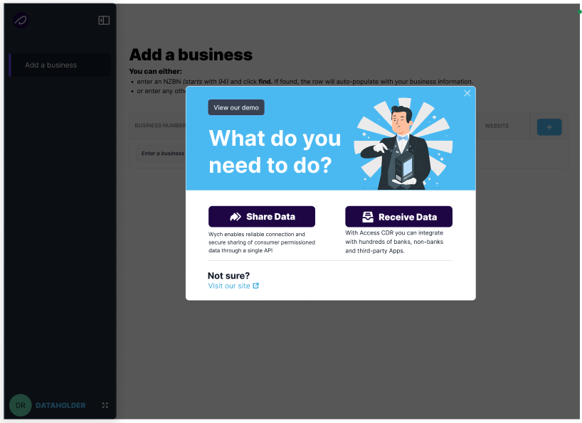 Choose how you want to use the platform screen